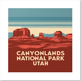 Canyonlands Utah - Minimalistic Design Posters and Art